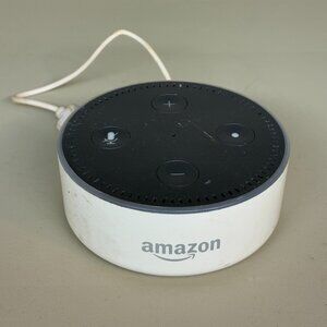 Amazon Echo Dot Black 2nd Gen + Cable + Power Supply RS03QR